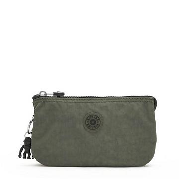 Kipling Creativity Large Pouch Bags Green Moss | CA 2087JP